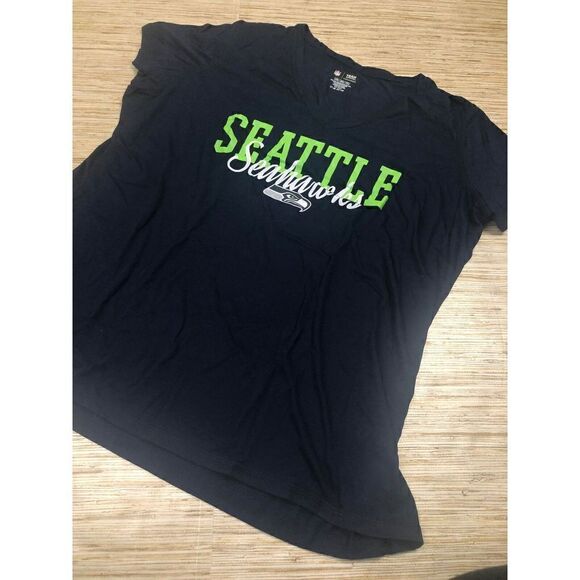 Z-522 NFL Women's short Sleeve SEAHAWKS Top NAVY size XXXL nwot - Picture 1 of 1